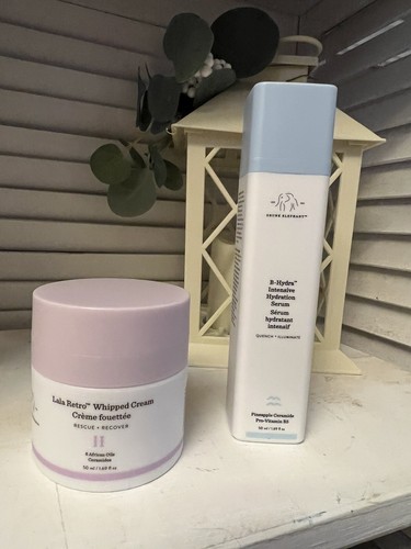 Drunk Elephant SkinCare Lot !LALA Retro Whipped Cream And B Hydra NEW NO BOX