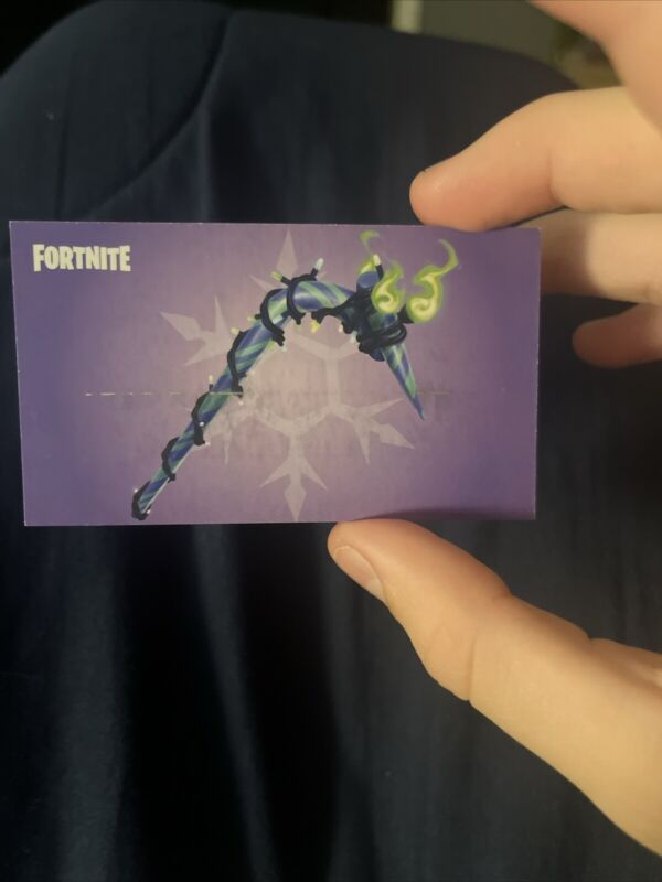 Fortnite Minty Pickaxe Collectible Card Code Expired Unused Code