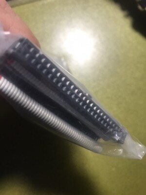 About 20'' 50-Pin SCSI Internal Ribbon Flat Cable F/F 3-Connector 2-Device Drive