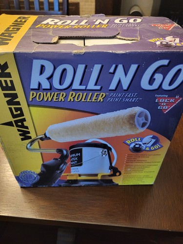 Automatic Paint Roller Wagner Power Roller Roll N Go LOCK-N-
