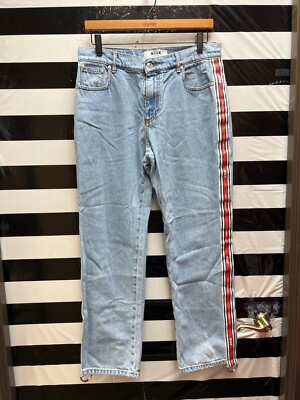 Women ''MSGM'' denim jeans . No size indicated Prev. Owned (C below)