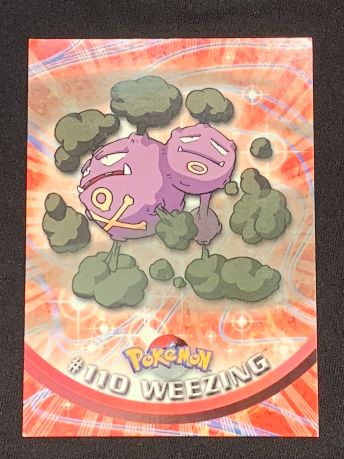 Pokemon Topps Series 2 Blue Logo - Non Holo - Weezing #110