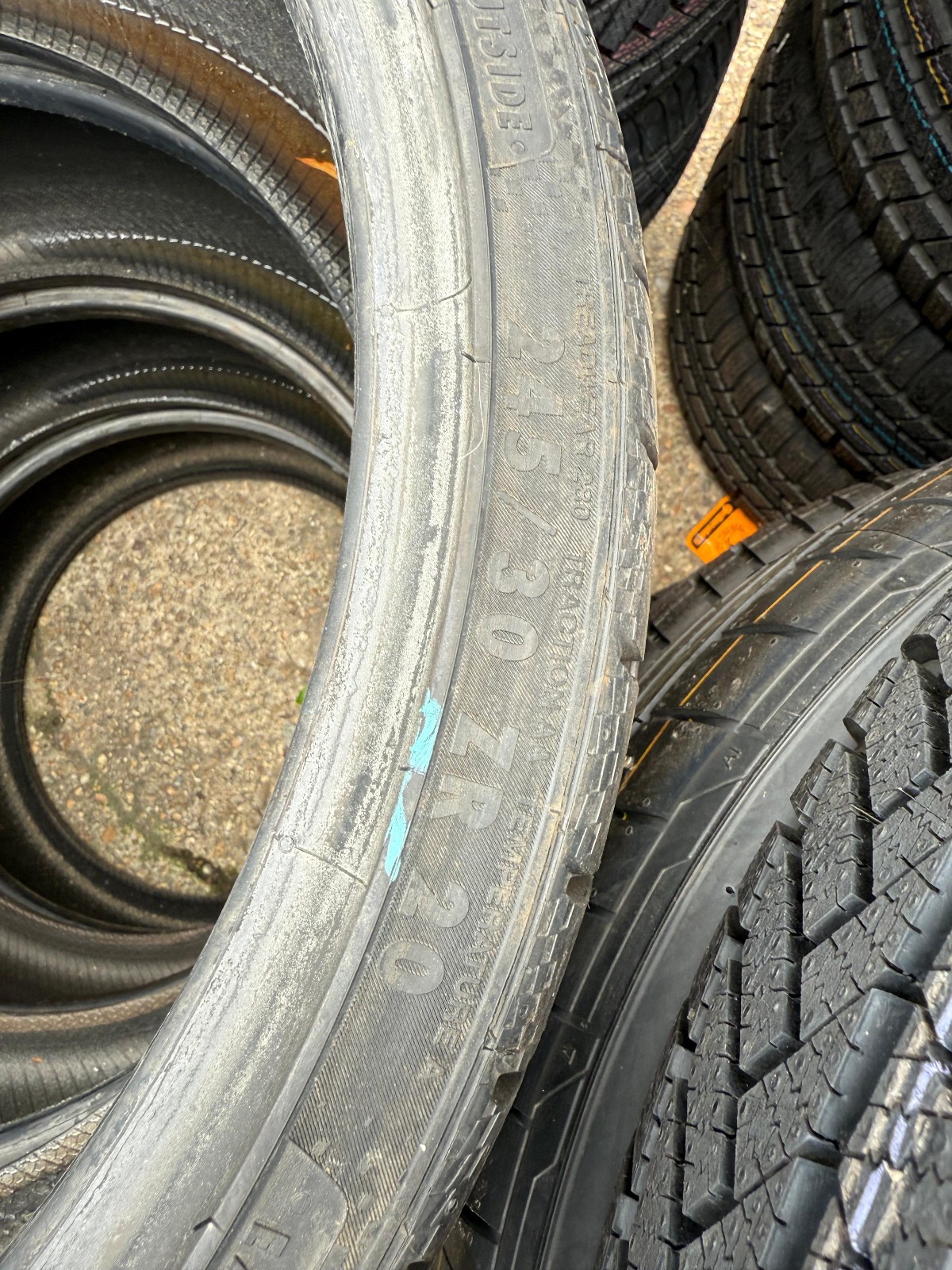 New 245 30 20 Continental, CSC 3, ZR, x1 Tyre (F1_tyres) FO YD128