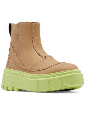 Женские бежевые босоножки SOREL на каблуке Goring Caribou X с круглым носком на платформе Chelsea 8.5