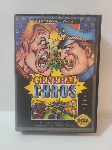 SEGA GENESIS GENERAL CHAOS ジェネラルカオス GENERAL CHAOS Sega Mega Drive / Genesis RARE! | eBay