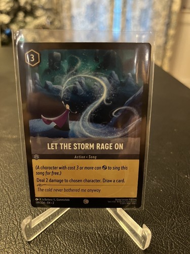 Let The Storm Rage On - EN2 199 - NM - Disney Lorcana TCG | eBay