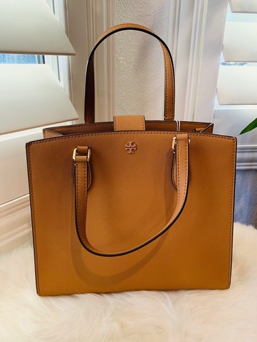 NWT AUTH Tory Burch Emerson Structured Work Crossbody