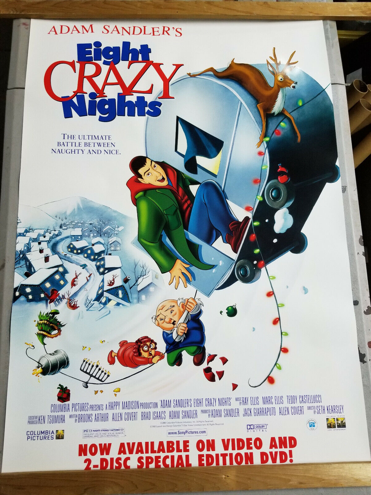 Eight Crazy Nights Original Movie DVD Poster 27 Eight Crazy Nights Original Movie DVD Poster 27