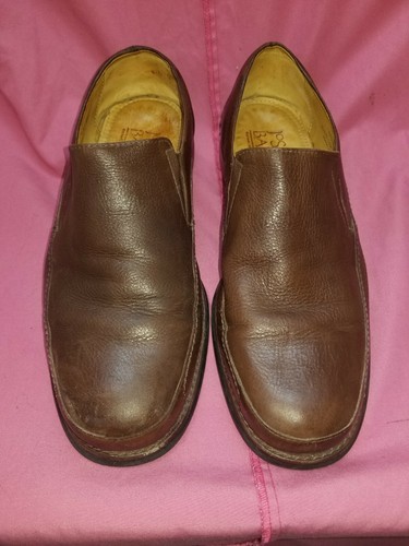 Jos A Bank Mens Size US 10.5 D Brown Leather Slip On Shoes Loafers