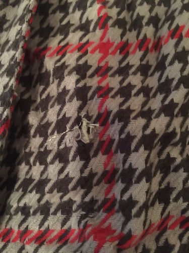 POTTERY BARN RANDALL PLAID MEN'S ROBE, L/XL, MONO,NWT