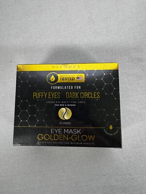 Golden Glow Under Eye Patches (20 Pairs Eye Gels) - Rejuvenating Treatment fo...