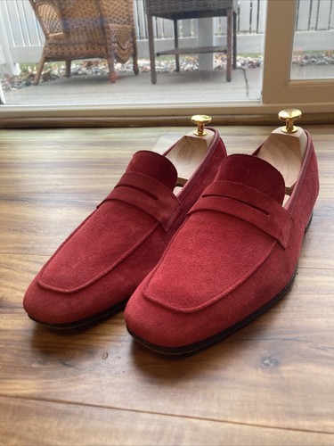 -美品- Paul Smith シューズ size8 セミブローグ シューズ（ダークレッド） ｜ポール・スミス