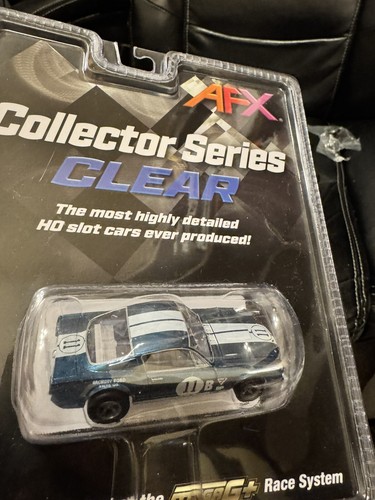 AFX Mega G+☆1965 Shelby Mustang GT350R☆ AFX 1965 Shelby Mustang GT350R Mark Donohue Blue/White Mega