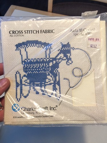 5  Packages 18 Count Aida Fabric All 12