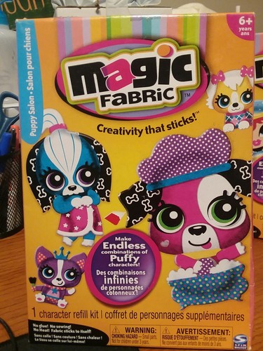 Magi Fabric Craft Kit Lot of 5 character refills NEW mermaids rocker gals Puppy