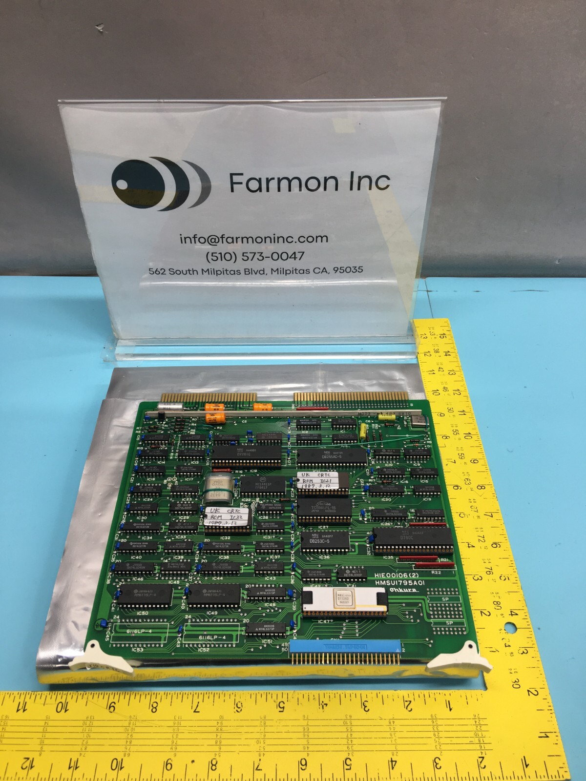 Ohkura HIE00106 (2) PC Board Assy, PCB, HMSU1795A01, 152331