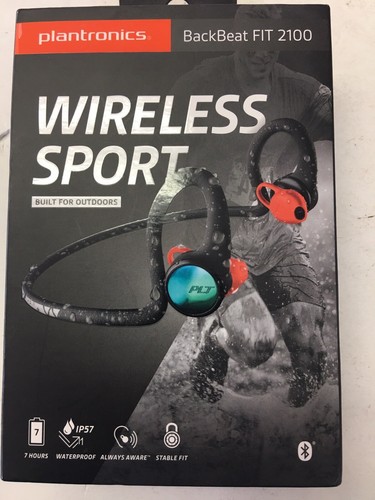 PLANTRONICS BackBeat FIT 2100 Wireless Sport Headset BLACK Waterproof