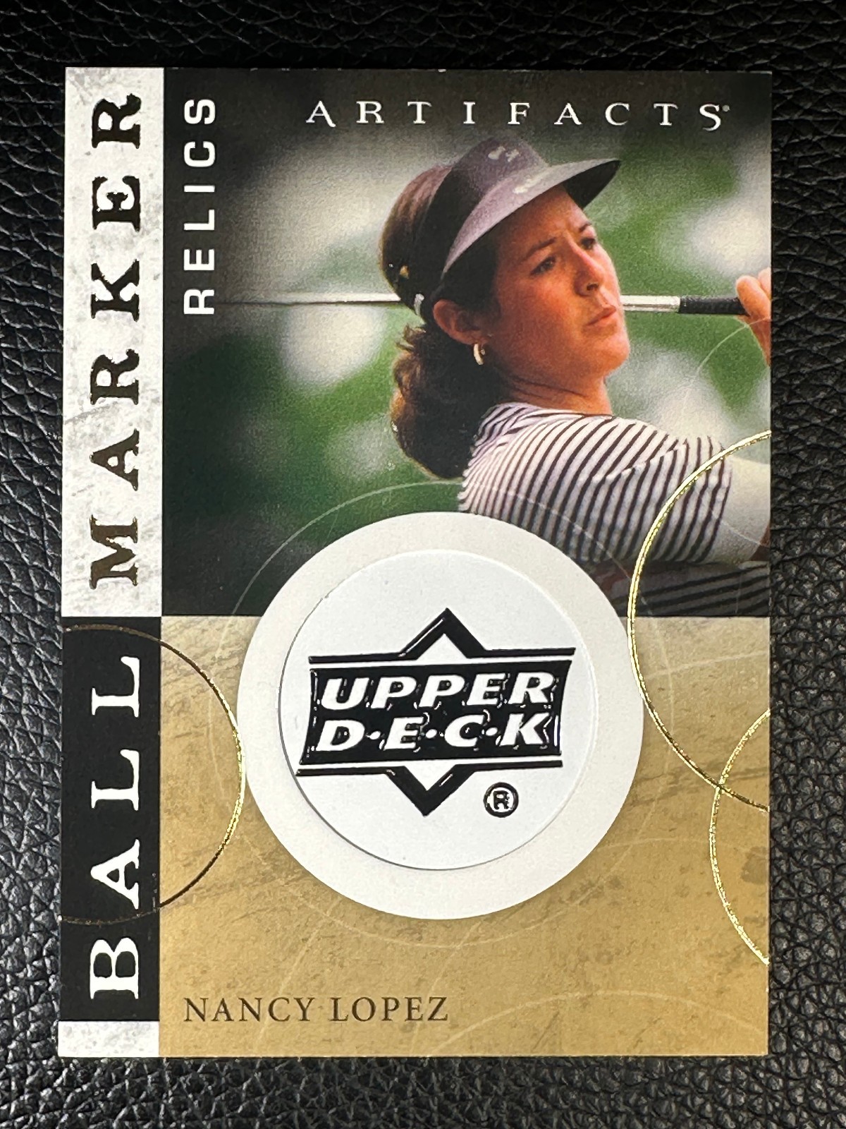 2021 Upper Deck Artifacts Ball Marker Relics Nancy Lopez Marker