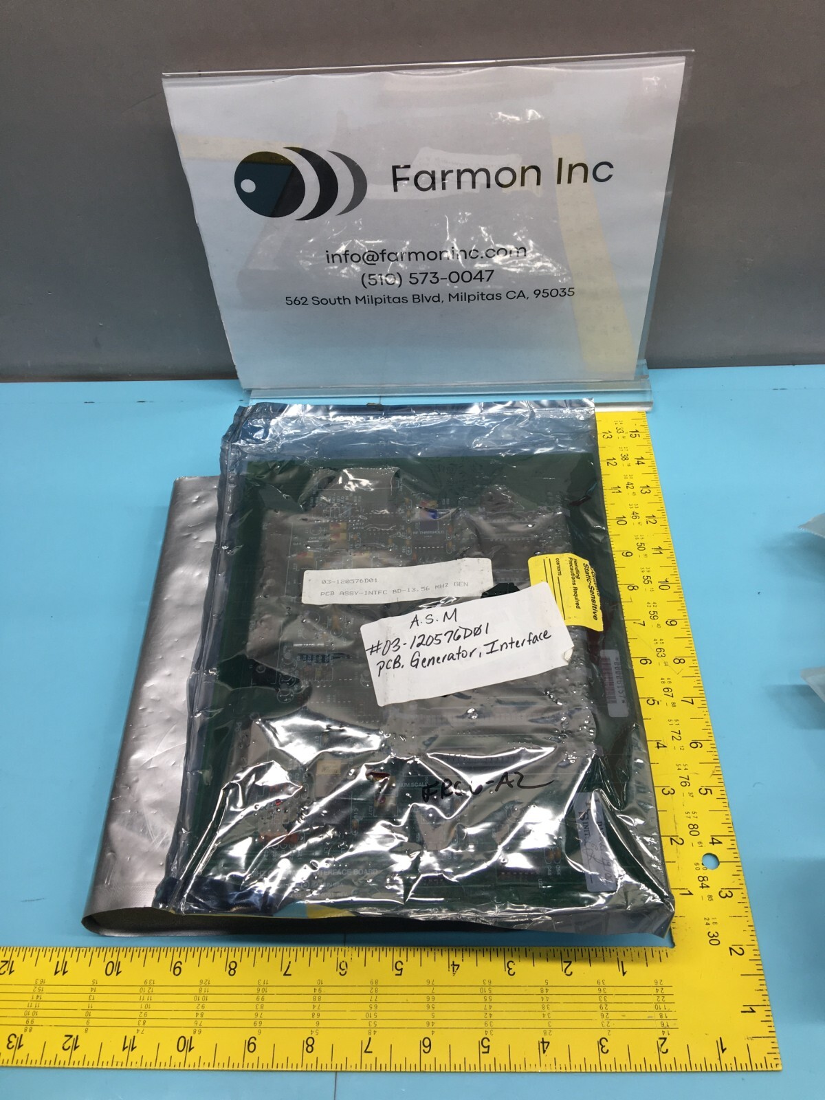 ASM 03-120576D01 13.56MHz Generator Interface Board, FAB 16-120575D01, 131276