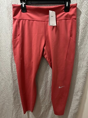 Nike Epic Luxe Women's Plus 2X Archaeo Pink Mid-Rise Pocket Running Leggings $95