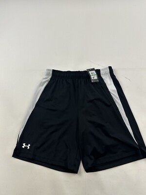 Under Armour Shorts Mens Large Black Tech Vent Pockets Training Sample NWT