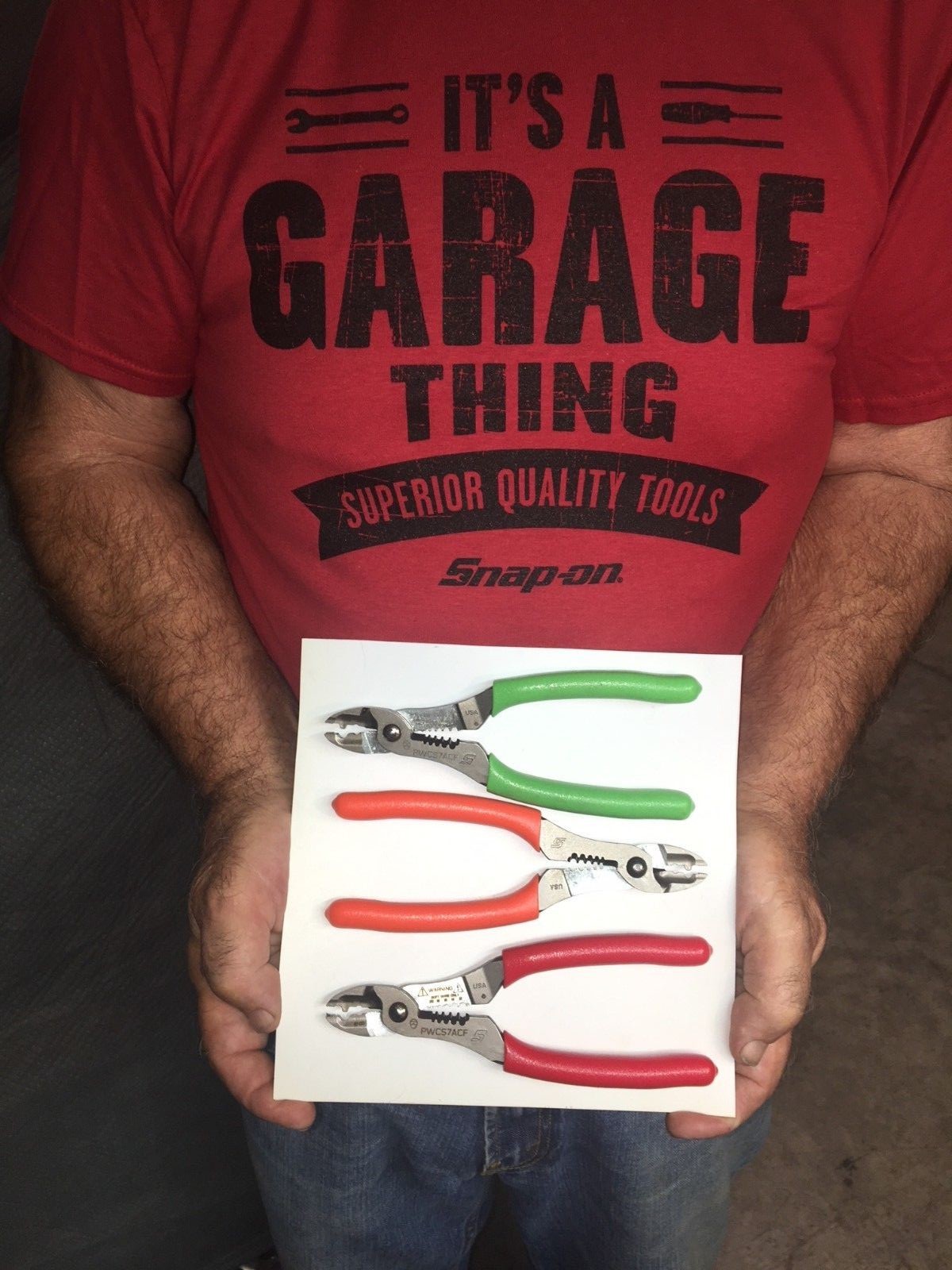 Snap On Pwcs7cf Red, Orange Or Green Wire Striper Crimper / Cutter 7