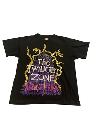 Vintage Disney The Twilight Zone Tower Of Terror T Shirt 90s USA Single Stitch L