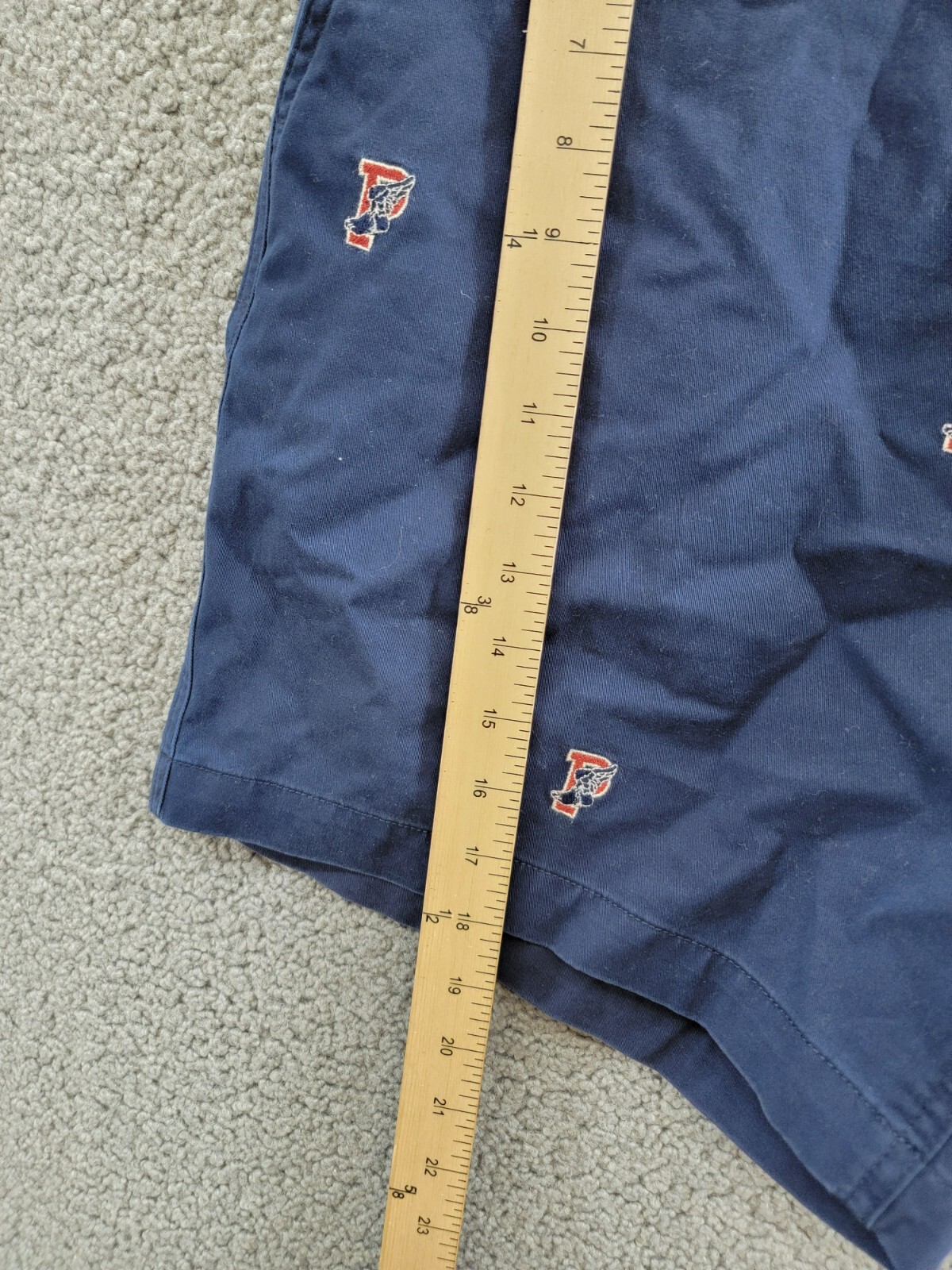 Polo Ralph Lauren 6-Inch Polo Prepster P-Wing Shorts Men's XXL Navy Button Zip - Picture 9 of 18