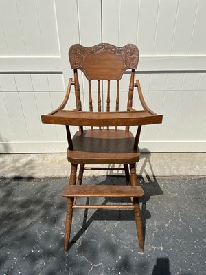 FREE SHIPPING Baby Chair or Tall Chair Low Chair Combo French Vintage High Chair Mid Century Window Display or Shop Display Item