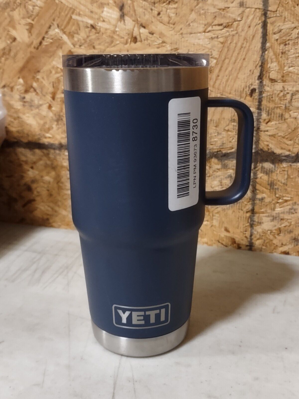 . Blue Travel Mug With Stronghold Lid And Handle