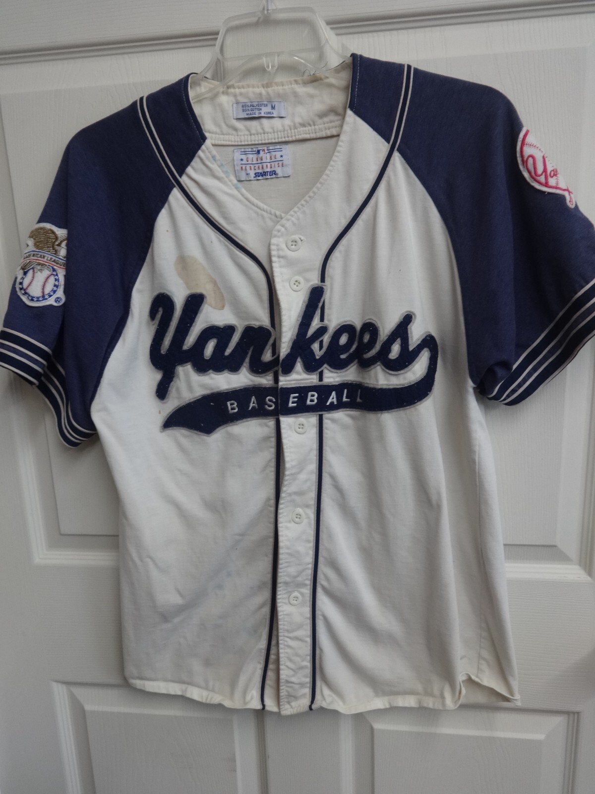 Vintage 90's Starter MLB New York Yankees Button Front Vintage 90's Starter MLB New York Yankees Button Front