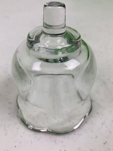 1 Tulip Flower Glass PEG Votive Cup Candle Holders w/NEW Grommets HOMCO Peglite