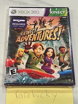 Kinect Adventures! (Xbox 360) NEW SEALED Y-FOLD W/UPC, EXCELLENT, RARE!