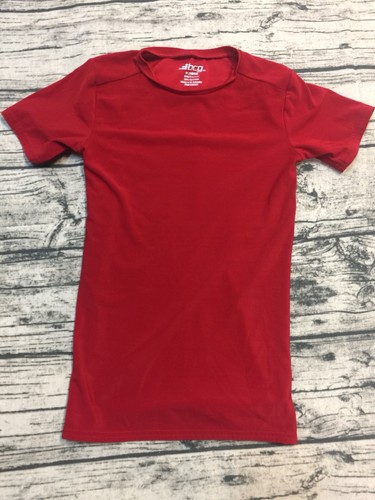 BCG red athletic undershirt