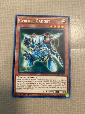 Yu-Gi-Oh! cyberse gadget mint rare 1st ed GEIM-EN037