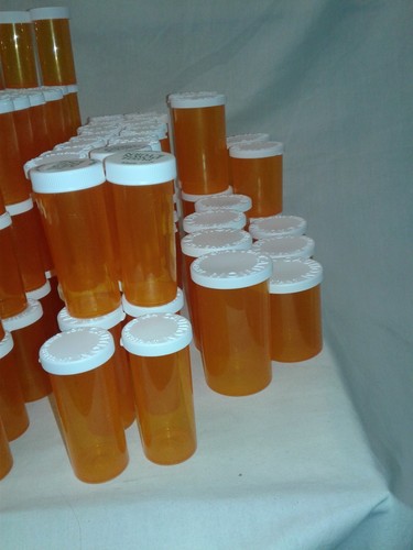 Lot of 195 NEW Empty Rx Pill Bottles Crafts Coins Storage fishing Assorted Sizes