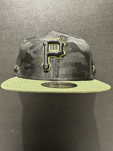 【US限定】NEW ERA 59FIFTY Pittsburgh Pirates Black & Camo New Era 59Fifty Men's Cap Hat Pittsburgh Pirates Alternate