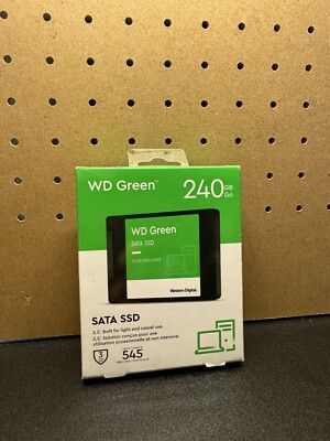 Western Digital WD Green 240GB Internal 2.5'' SATA SSD up to 545MB/s WDS240G3G0A