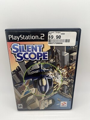 Silent Scope 1 (PS2 Sony PlayStation 2, 2000) Complete w/ Manual CIB - TESTED