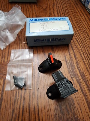 Millet Steel Scope Open Sight Ring Tops 1'' 