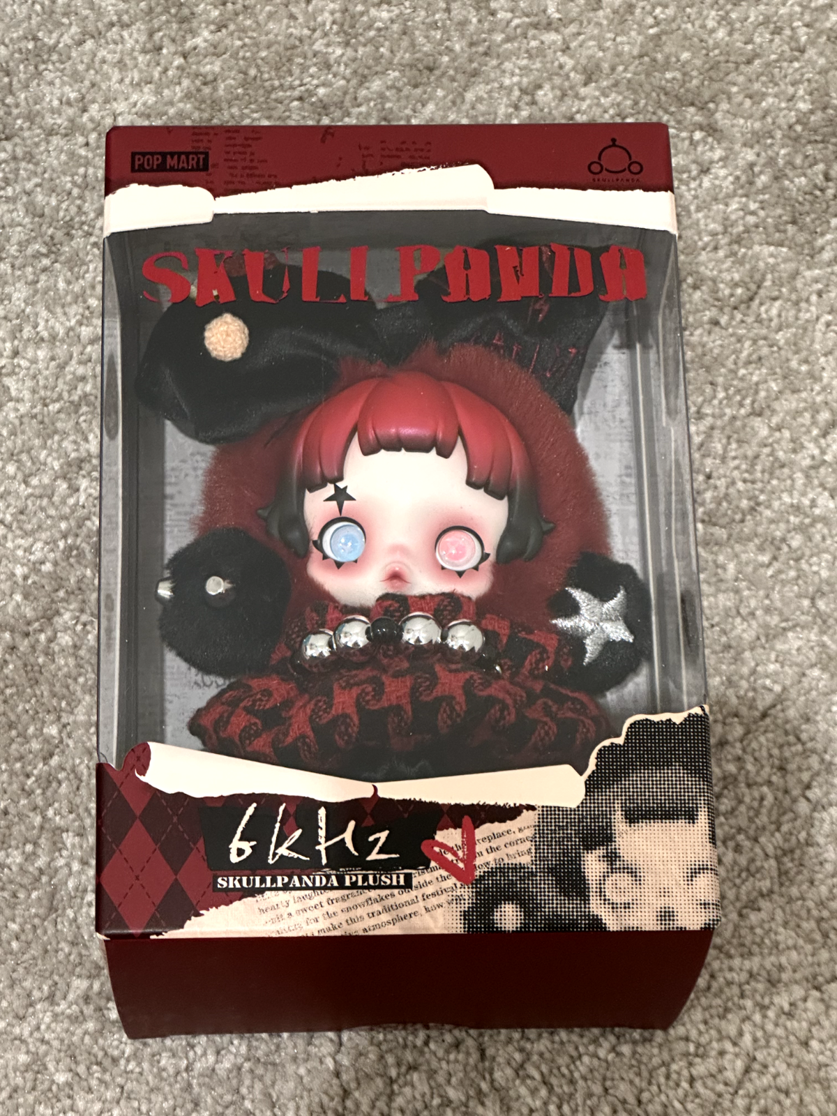 POPMART Skullpanda Plush Doll 6kHz 6000HZ - European