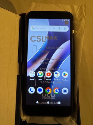 BLU - C5L MAX - 5.7'', 16GB/2GB, 5MP/2MP, ANDRIOD 13 - BLACK - TMOBILE ONLY -