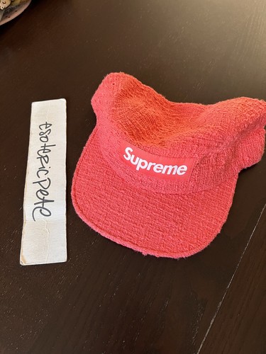 Supreme Bouclé Camp Cap (SS18) - $54