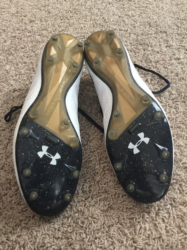 Notre Dame Irish Football Under Armour Team Issued 2017 Cleats Used Size 11.5 ND