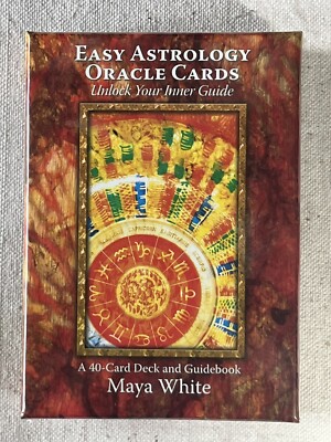 Sealed Easy Astrology Oracle Cards, Unlock Your Inner Guide Maya White Unopened