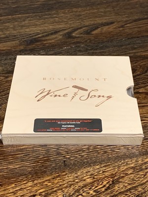 Rosemount Estate Vineyard Wine and Song CD mix in wood case Various Artists Moby