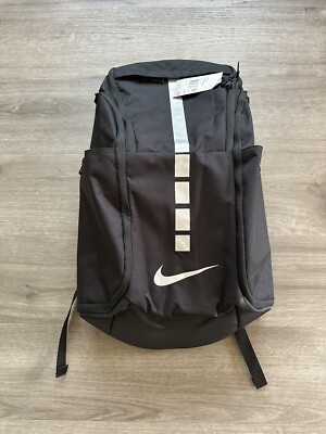 Nike Hoops Elite Pro Backpack Black Silver Grey Basketball Backpack BA5554-011