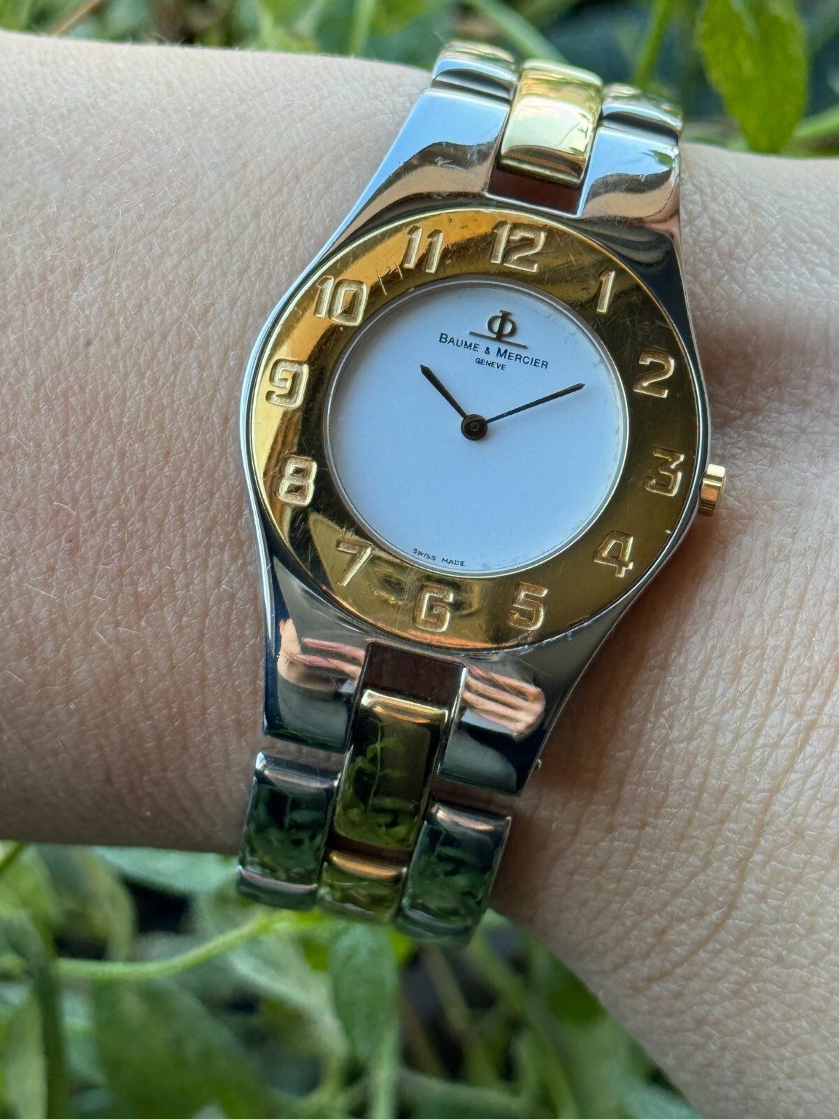 リネア Baume & Mercier 腕時計 レディース アナログ ゴールド BAUME & MERCIER - リネア Baume & Mercier 腕時計 レディース