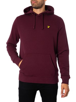 Мужской пуловер с логотипом Lyle & Scott, красный