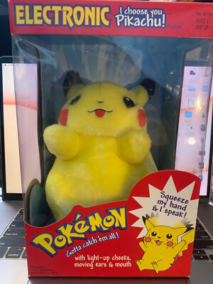 Electronic Pikachu I Choose You 1999 BOX DMG